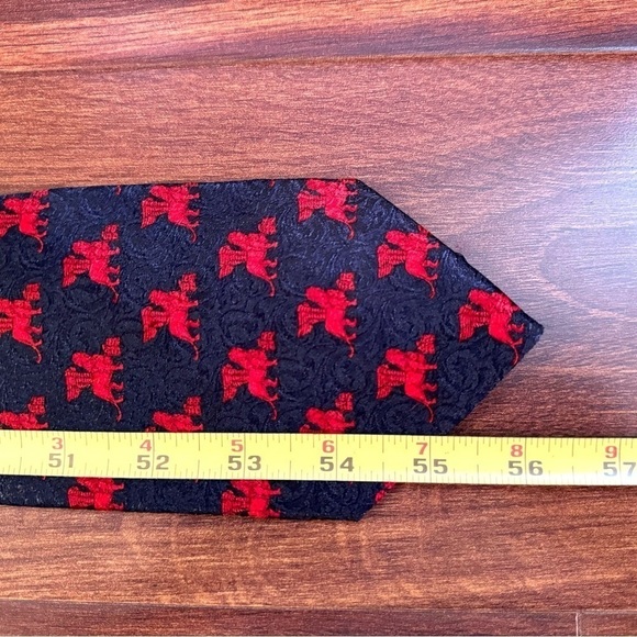 🍁SALE🍁VENEZIA by Italy 100% Silk Blue Necktie Dry Clean - Picture 11 of 11